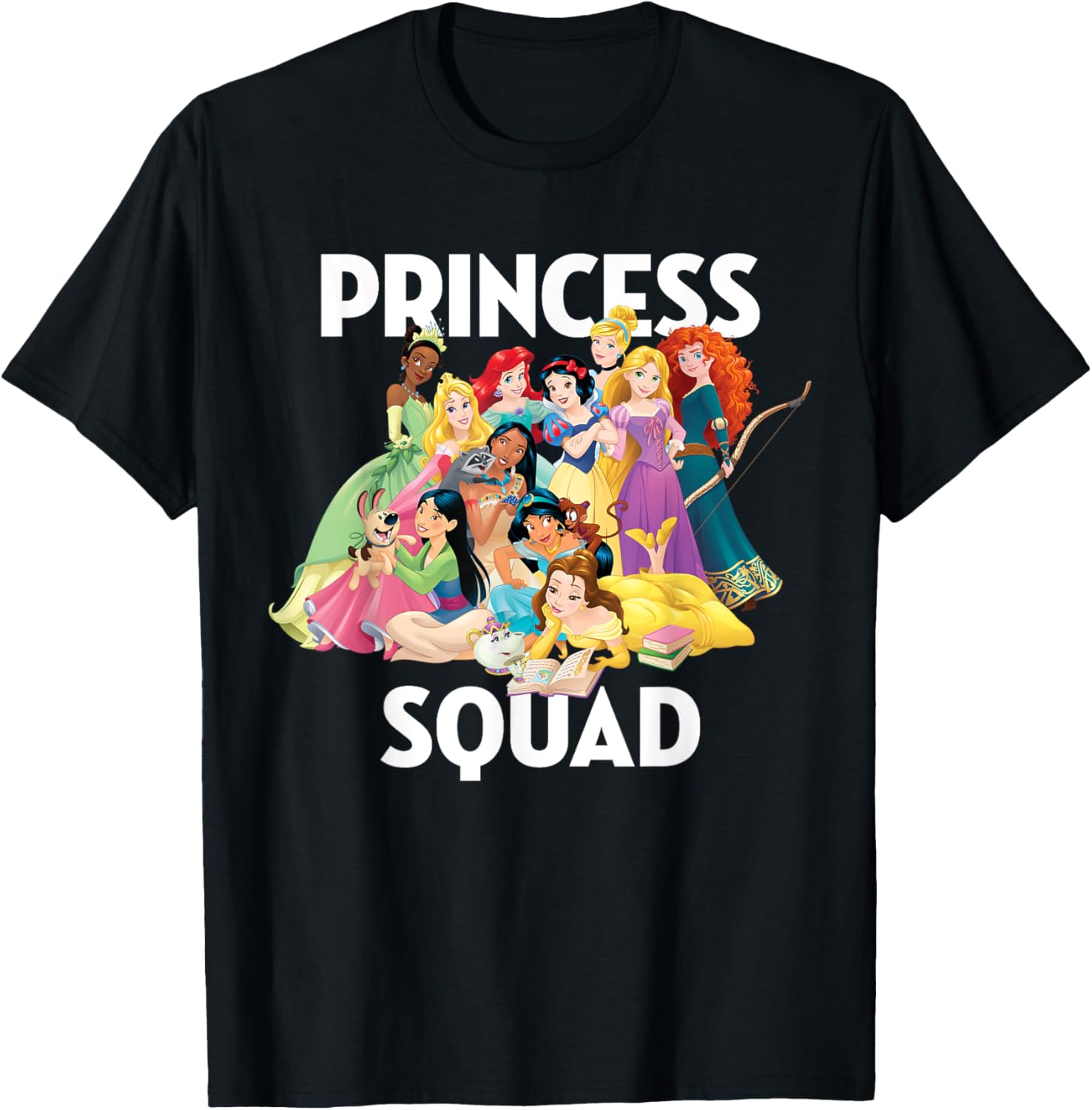 Disney Princess Squad Group T-Shirt