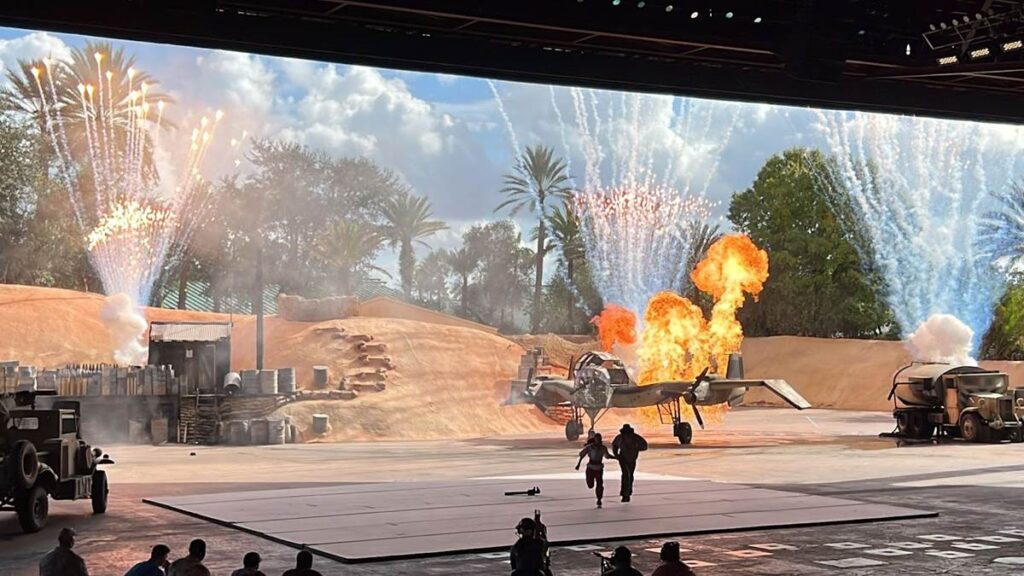photosvideo the indiana jones epic stunt spectacular finally reopens at disneys hollywood studios 6