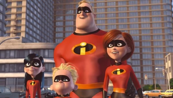 the incredibles assembled on the street 1