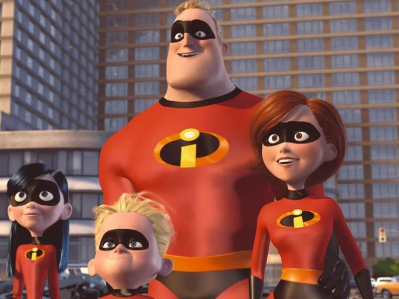 the incredibles assembled on the street 1