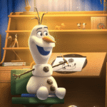 Olaf animatronic Olaf Draws The Magic of Disney Animation Disneys Hollywood Studios 2026 courtesy of Disney