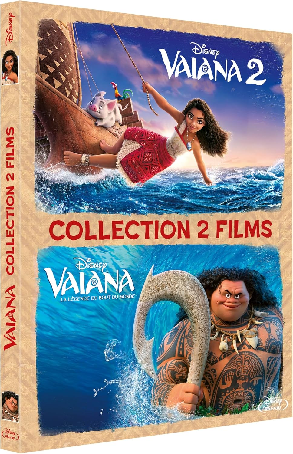 Coffret Vaiana, La légende du bout du monde + Vaiana 2 [Blu-Ray]