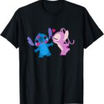 Disney Stitch and Angel Valentine’s Day Kisses T-Shirt