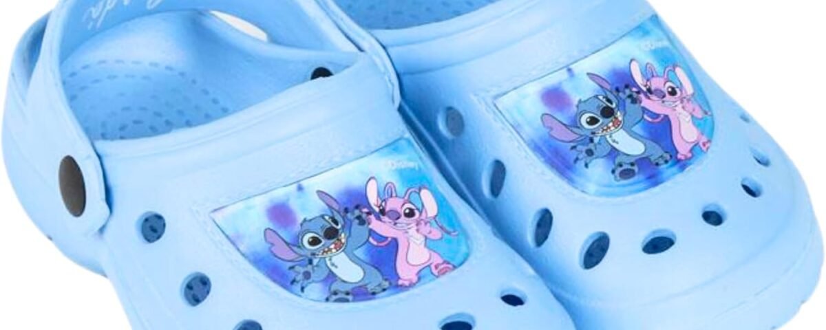 Disney Stitch Sabots Filles, Sandales Légères D'été Stitch et Angel, Tailles EU 26 à 33