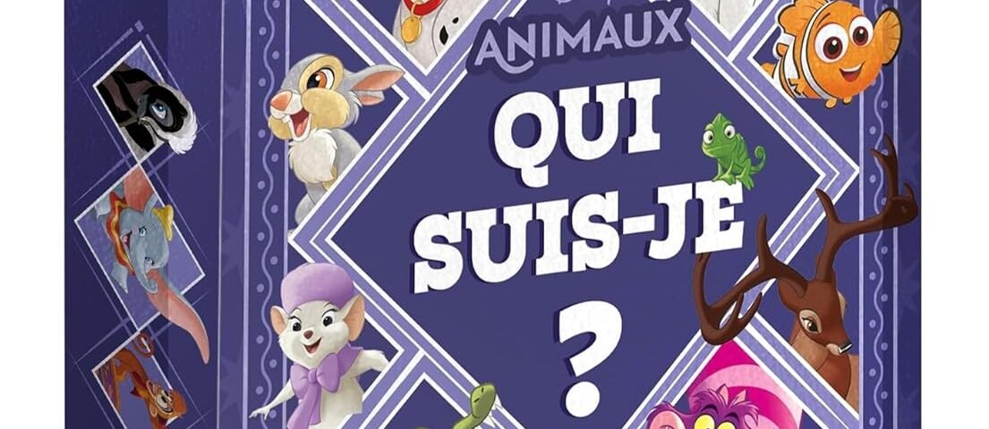 DISNEY ANIMAUX - "Qui suis-je ?" - Boîte de jeu de cartes
