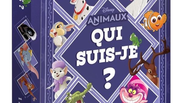 DISNEY ANIMAUX - "Qui suis-je ?" - Boîte de jeu de cartes