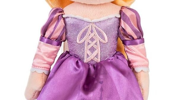 Disney Store Officiel Poupée de Chiffon Raiponce, 32cm, Poupée en Peluche avec Détails Brodés, Princesse en Tenue Classique avec Corsage Scintillant, Convient dès la Naissance