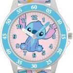 Disney Filles Analogique Quartz Montre avec Bracelet en Silicone LAS9011
