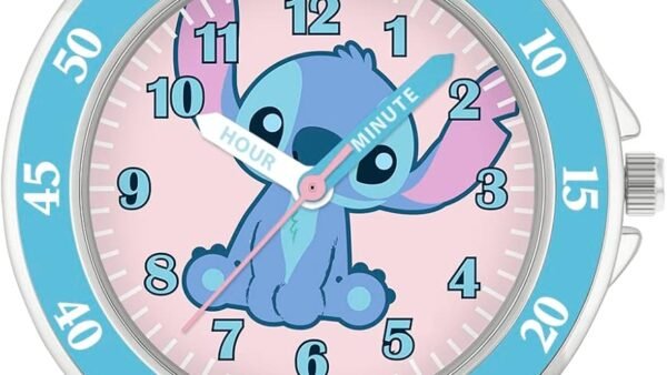 Disney Filles Analogique Quartz Montre avec Bracelet en Silicone LAS9011