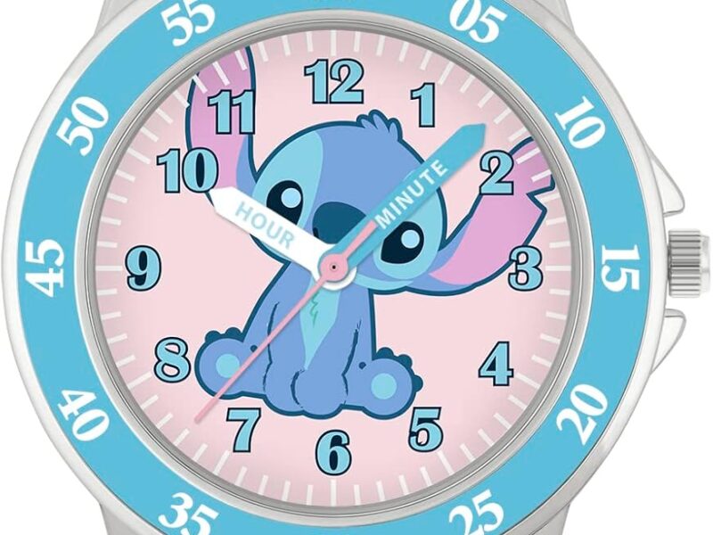 Disney Filles Analogique Quartz Montre avec Bracelet en Silicone LAS9011
