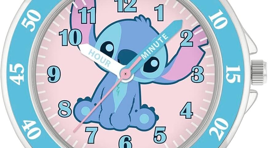 Disney Filles Analogique Quartz Montre avec Bracelet en Silicone LAS9011