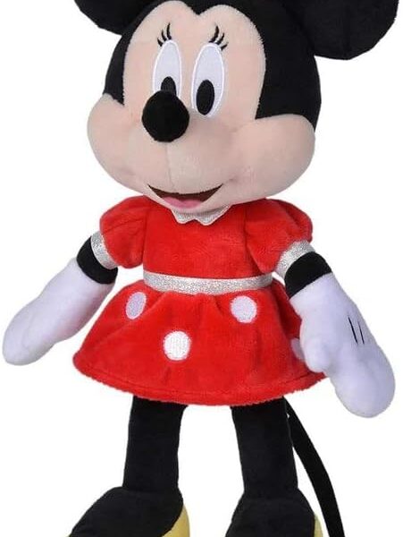Disney - Minnie, 35 cm, Noir, Rouge, Jaune, Peluche, à partir de 0 Mois