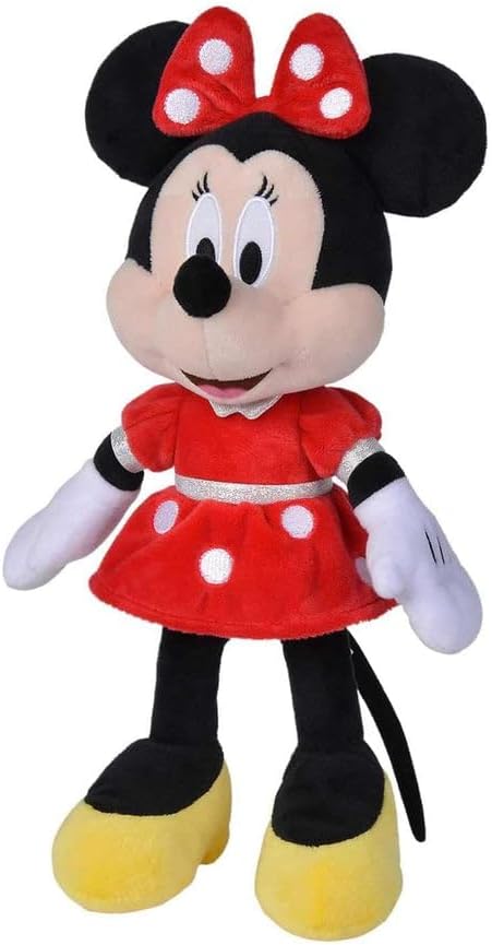 Disney - Minnie, 35 cm, Noir, Rouge, Jaune, Peluche, à partir de 0 Mois