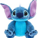 Disney Store Peluche pour Enfants Stitch de Taille Moyenne, 38 cm, Personnage câlin à la Texture Duveteuse et aux détails brodés, Oreilles Tombantes Flexibles - Convient dès la Naissance