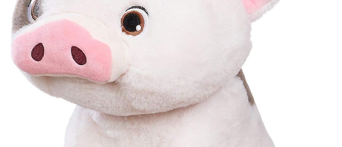 Disney Store Peluche Pua, Vaiana, 30 cm / 12", fabriqué en Tissu Doux avec des détails brodés, Convient à Tous Les âges.