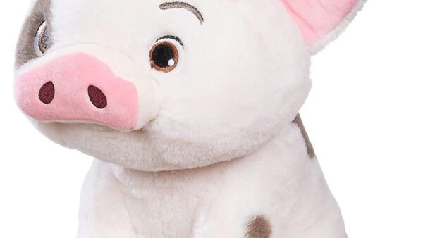 Disney Store Peluche Pua, Vaiana, 30 cm / 12", fabriqué en Tissu Doux avec des détails brodés, Convient à Tous Les âges.