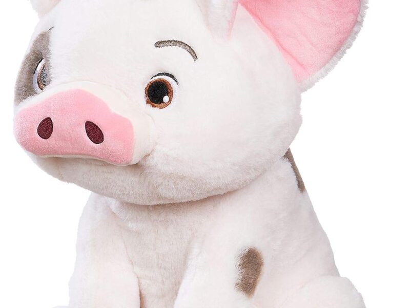 Disney Store Peluche Pua, Vaiana, 30 cm / 12", fabriqué en Tissu Doux avec des détails brodés, Convient à Tous Les âges.