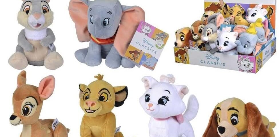 Expositor 12 peluches Disney 17cm