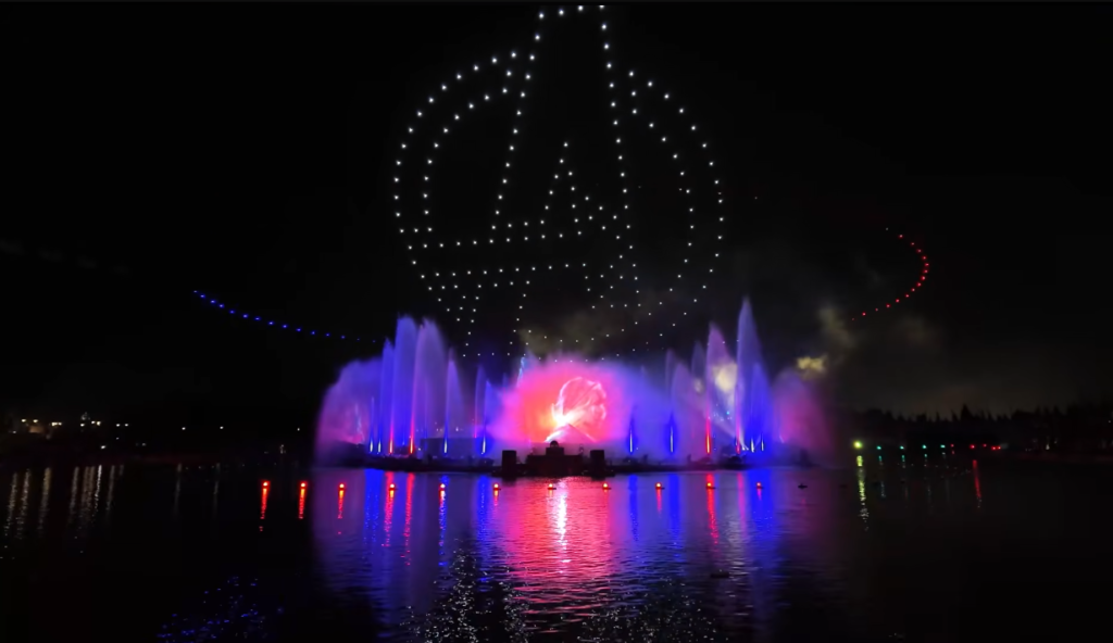 Meilleurs Spots Disney Cascade Of Lights : Conseils Pour Voir Tous Les Drones Et Fontaines À Adventure Bay