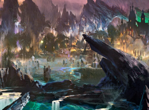 wdw Magic Kingdom Villains Land concept art center