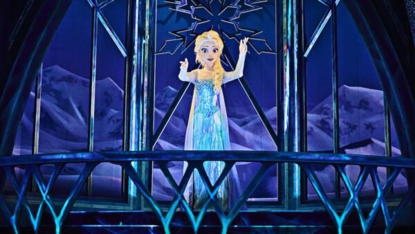 Elsa Audio Animatronics figure at Hong Kong Disneyland Resorts World of Frozen