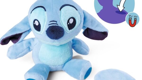 Simba 6315870464 Disney Doudou d'épaule, 12 cm, magnétique, en Peluche, à emporter, Jouet pour Fans et Enfants à partir de 0 Ans