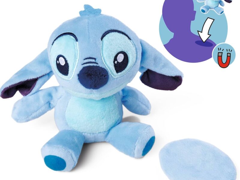 Simba 6315870464 Disney Doudou d'épaule, 12 cm, magnétique, en Peluche, à emporter, Jouet pour Fans et Enfants à partir de 0 Ans