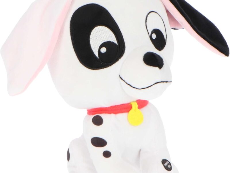 Peluche Disney LUCKY chien Dalmatien de la charge des 101 avec Verso et Musique - Hauteur 30 cm