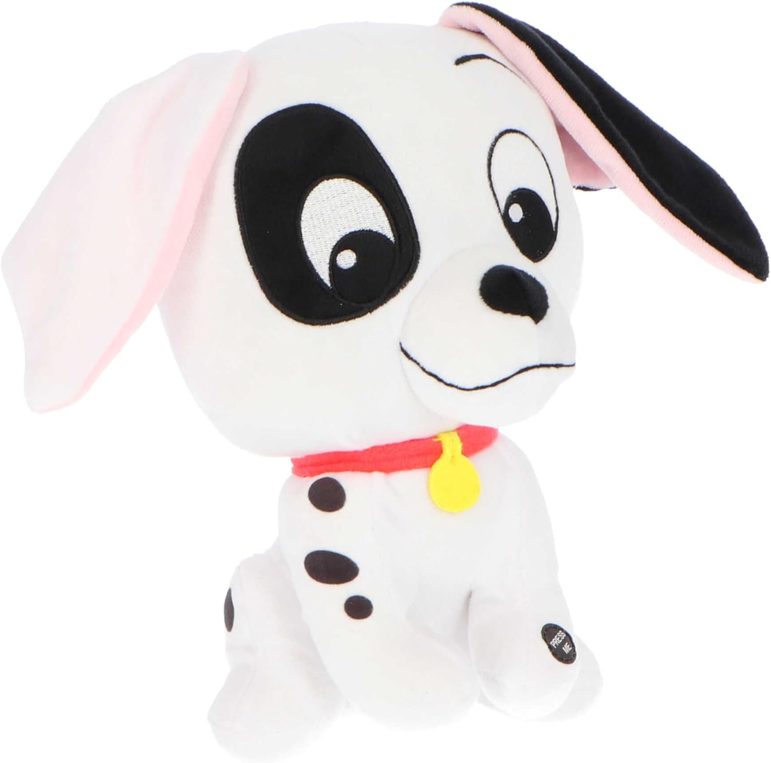 Peluche Disney LUCKY chien Dalmatien de la charge des 101 avec Verso et Musique - Hauteur 30 cm