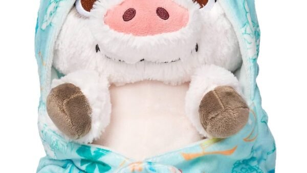 Disney Store Official Peluche Baby Pua, Vaiana, 27 cm/11", Peluche Cochon avec Couverture détachable, Convient dès la Naissance, Adapté à Tous Les âges