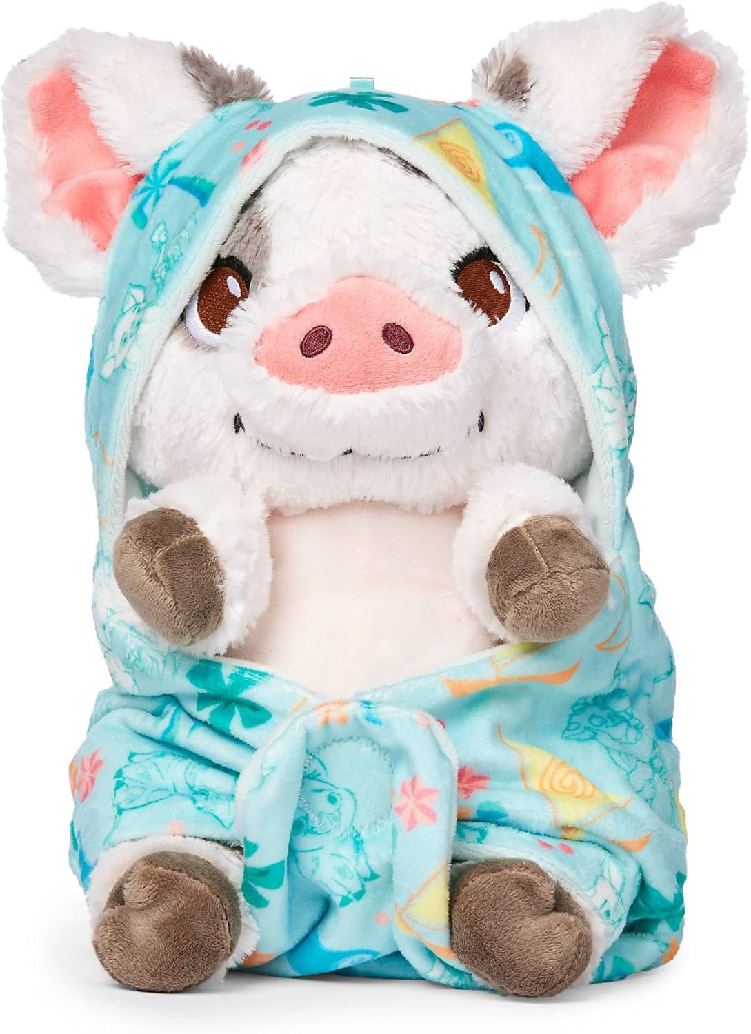 Disney Store Official Peluche Baby Pua, Vaiana, 27 cm/11", Peluche Cochon avec Couverture détachable, Convient dès la Naissance, Adapté à Tous Les âges