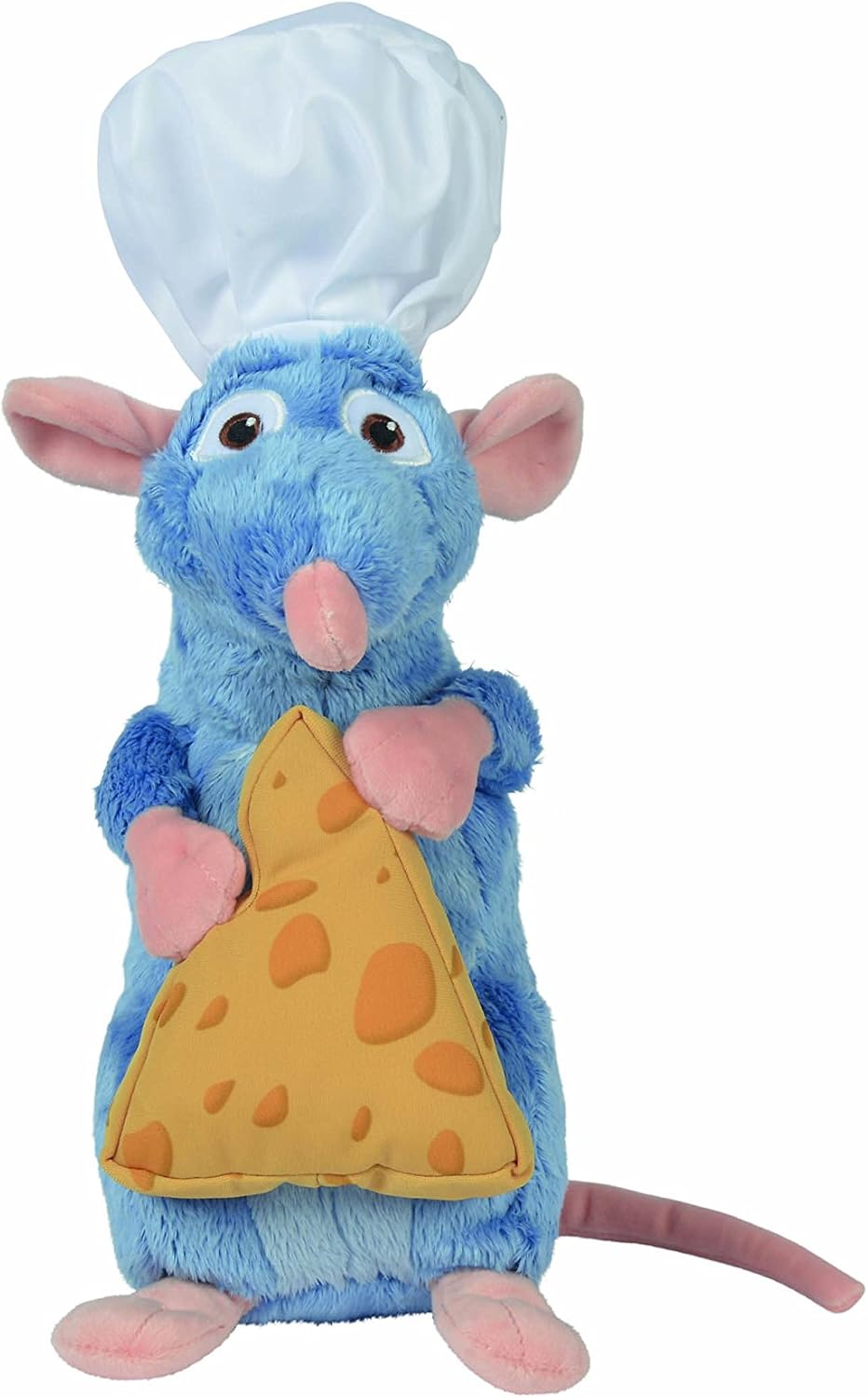 Simba 6315874987 - Disney Peluche Remy avec Toque et Fromage ± 25 cm