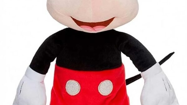 Disney - Mickey, 35 cm, Noir, Rouge, Jaune, Peluche, à partir de 0 Mois