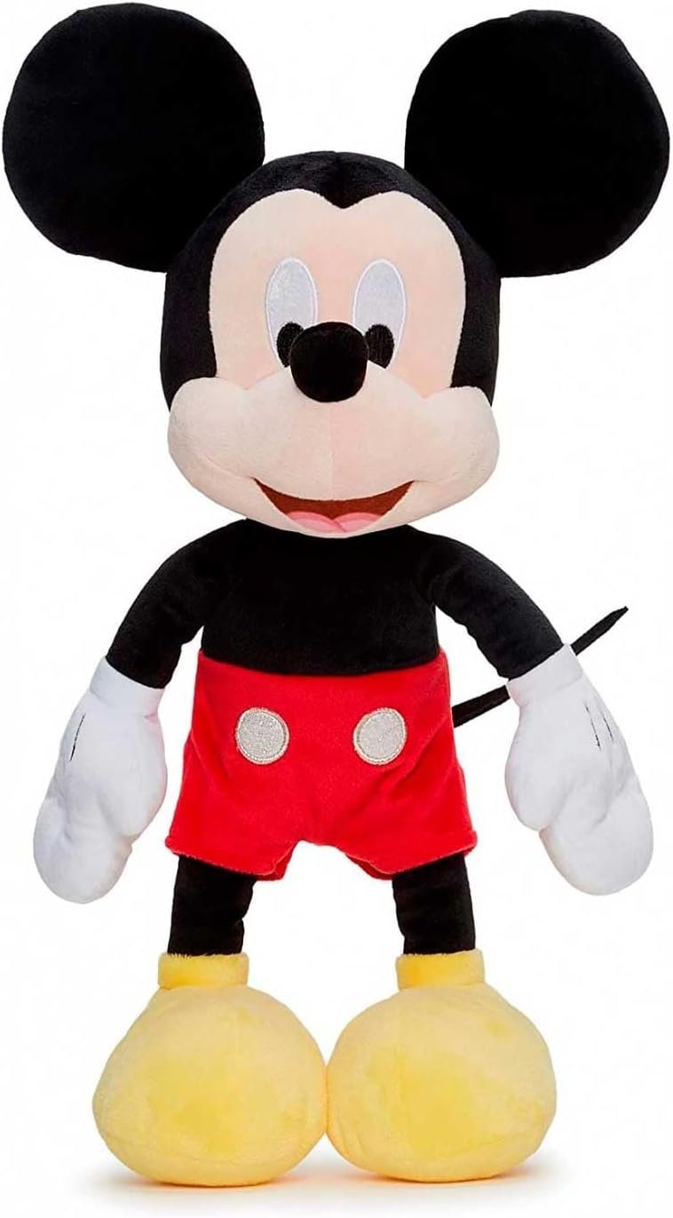 Disney - Mickey, 35 cm, Noir, Rouge, Jaune, Peluche, à partir de 0 Mois