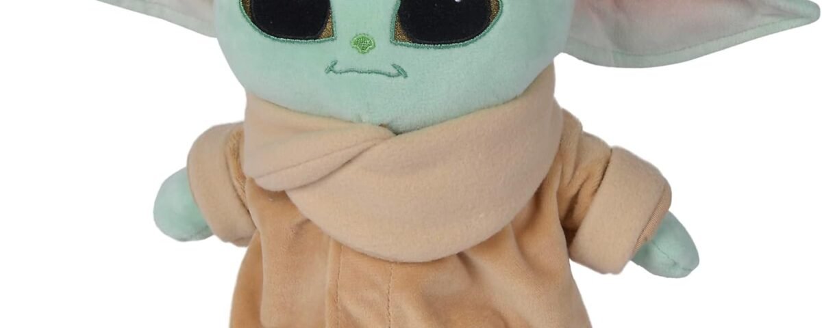 Disney Yoda- Mandalorian the Child, Grogu, 25cm, peluche, à partir de 0 mois