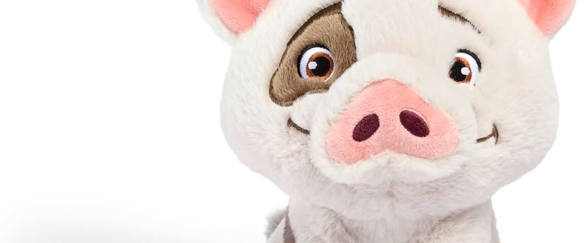 Simba 6315870476 Disney Vaiana 2, Peluche Pua, 25 cm, en Peluche, Cochon, Moana, Convient dès Les Premiers Mois de Vie