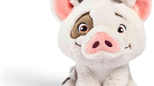 Simba 6315870476 Disney Vaiana 2, Peluche Pua, 25 cm, en Peluche, Cochon, Moana, Convient dès Les Premiers Mois de Vie