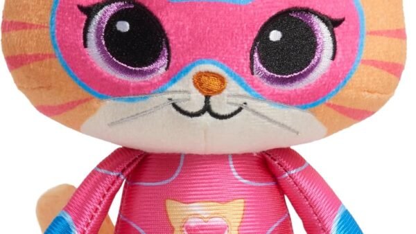 Just Play Petite Peluche SuperChatons de 17,8 cm de Haut de Disney Junior, Ginny, Chaton, Tissus Doux, Jouets pour Enfants de 2 Ans et Plus