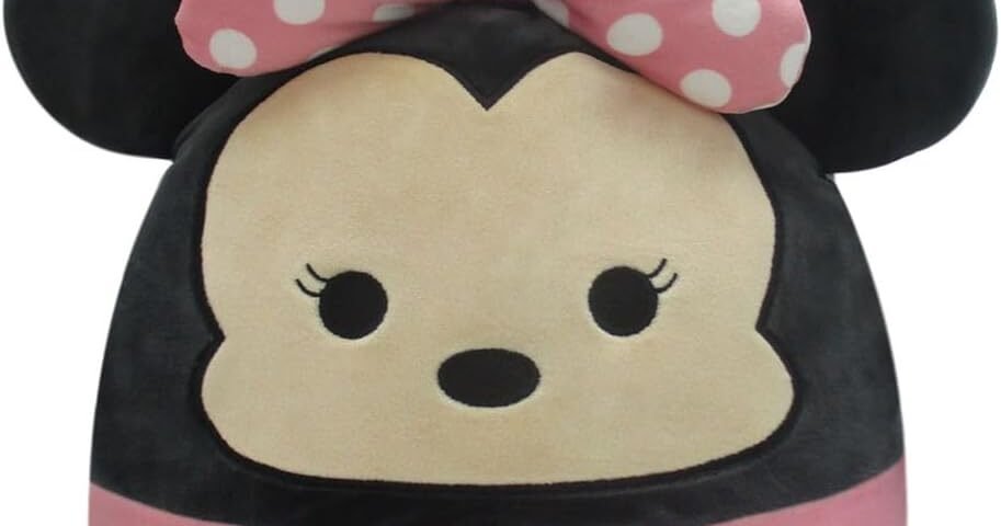 Squishmallows Original Disney Minnie Mouse de 35 cm - Ajoute Minnie Mouse à ta Collection - Peluche géante Ultra Douce
