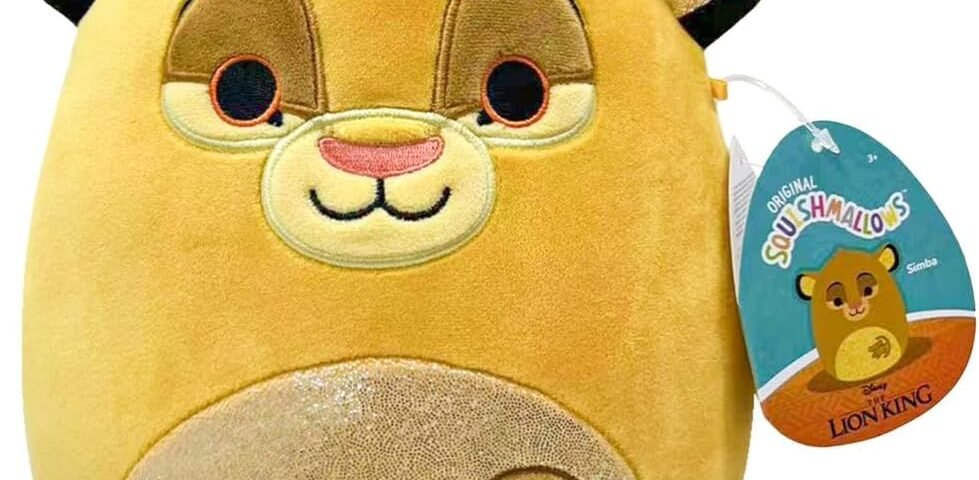SQUISHMALLOWS Originaux Disney Peluches 20 cm Simba, Multicouleur