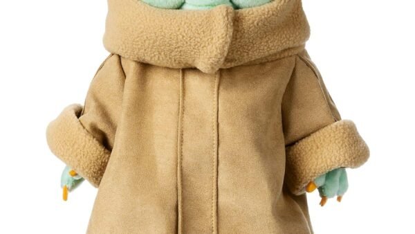 Disney Store Peluche Grogu, Star Wars The Mandalorian, 25 cm / 9", Peluche Grogu avec Peignoir emblématique et Traits de Visage brodés, Convient à Tous Les âges.