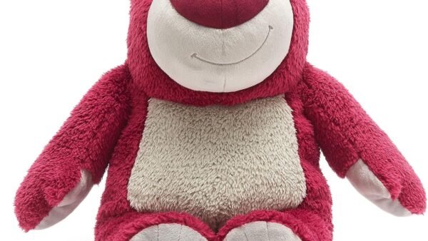 Disney Store Peluche Lotso de Grande Taille, Toy Story, 32 cm, Personnage en Peluche méchant Duveteux avec détails brodés et Finition Douce