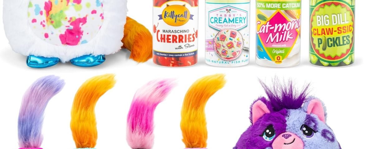 Misfittens Peluche à offrir de chat à collectionner surprise, Basic Fun, 03936, douce, pour filles et garçons, jouets pour jeunes enfants, à partir de 4 ans