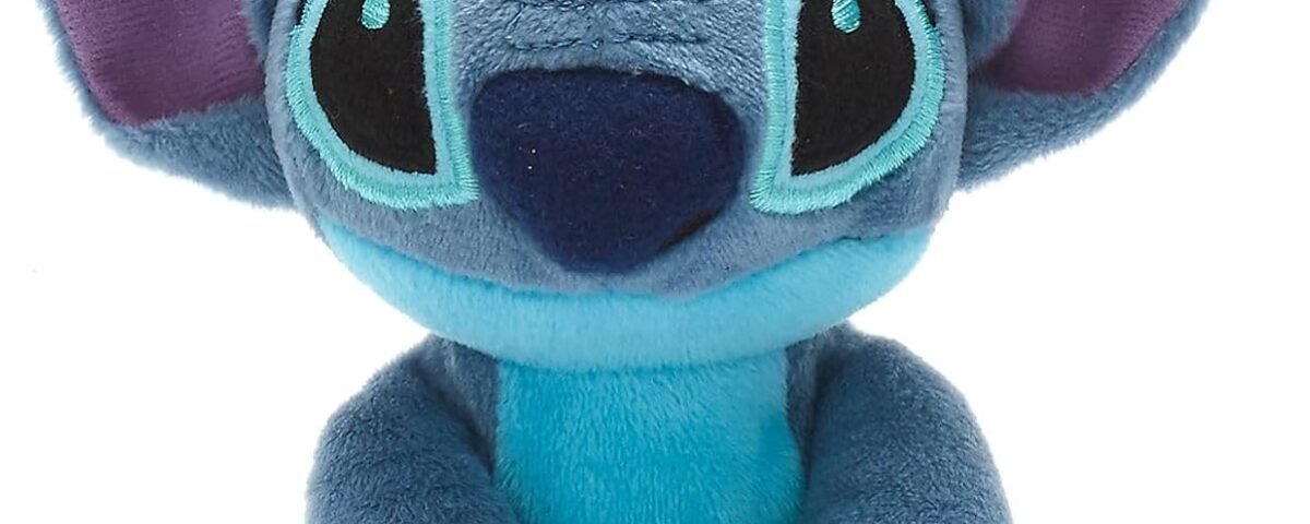 Disney Store Officiel Mini Sac de Haricots Stitch de Lilo & Stitch, 16 cm, Peluche Alien Douce pour Enfants, Adaptée dès la Naissance
