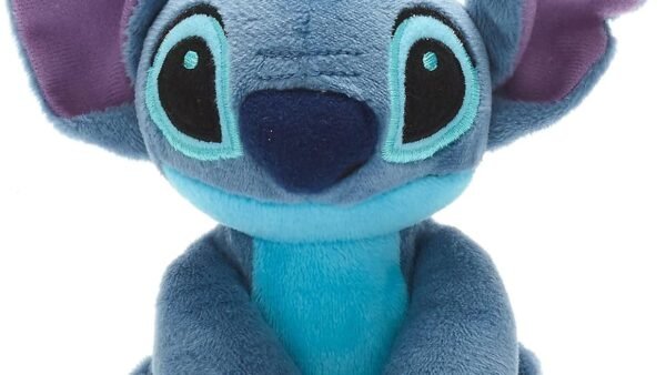 Disney Store Officiel Mini Sac de Haricots Stitch de Lilo & Stitch, 16 cm, Peluche Alien Douce pour Enfants, Adaptée dès la Naissance