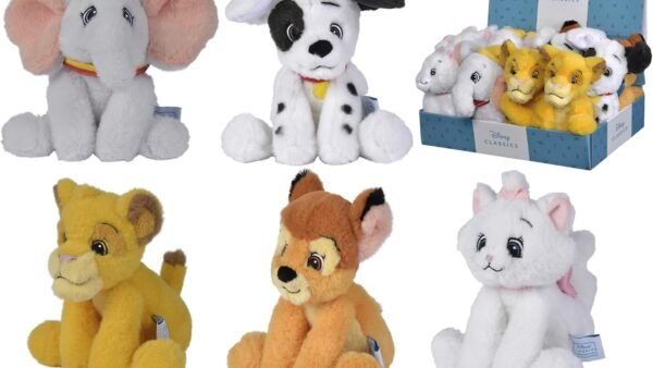 Disney Peluche Marque Modèle Peluche 18 cm Supersoft Disp. 12 pièces Ass. Classici