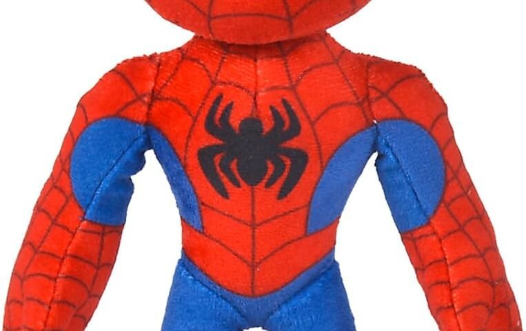 Disney - Spiderman, 25cm, Personnage de la série Marvel Spidey et Ses Amis surprenants, avec des Yeux Qui Brillent dans Le Noir