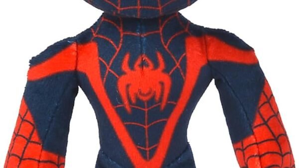 Disney - Spiderman Miles Morales 25 cm, Personnage de la série Marvel Spidey et Ses Amis surprenants, avec des Yeux Qui Brillent dans Le Noir