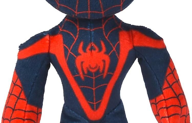 Disney - Spiderman Miles Morales 25 cm, Personnage de la série Marvel Spidey et Ses Amis surprenants, avec des Yeux Qui Brillent dans Le Noir