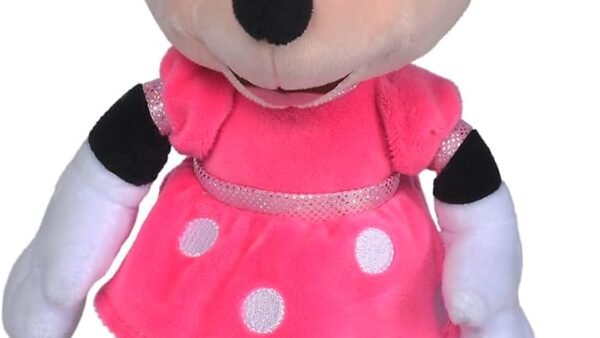 Disney - Minnie, 35 cm, Robe Rose, Peluche, à partir de 0 Mois